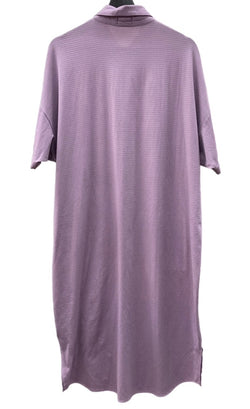 ヒステリックグラマー HYSTERIC GLAMOUR NIGHT GAMES ロングワンピース シャツ オーバーサイズ オーバーシルエット ヒスガール 日本製 PURPLE 紫 01211CO12 ワンピース プリント パープル フリーサイズ 104LT-200