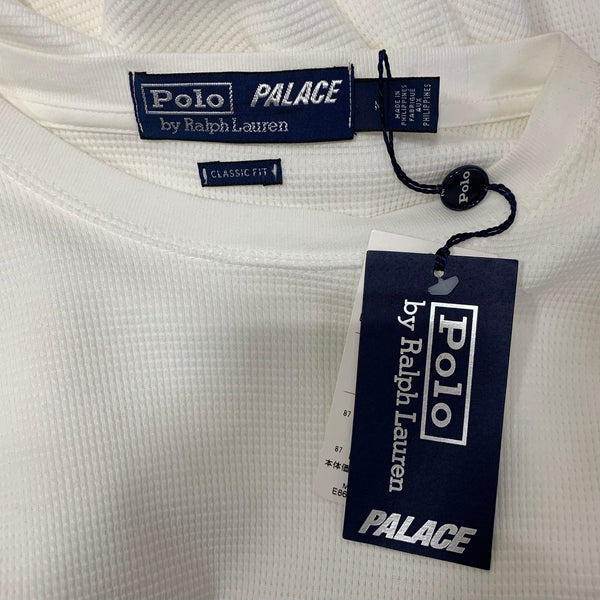 ラルフローレン POLO RALPH LAUREN パレス PALACE コラボ ワッフル Tシャツ ホワイト Mサイズ 201MT-4723