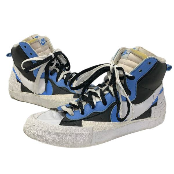 ナイキ NIKE サカイ sacai コラボ ブレーザーミッド BLAZER MID BV0072-001  メンズ靴 スニーカー ブルー 28cmサイズ 201-shoes1546