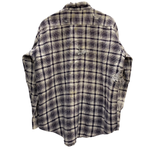 【曜日割引対象外】 ヴィンテージ vintage 60's PILGRIM プリントネルシャツ 長袖シャツ ホワイト 17-17 1/2サイズ 201MT-4720 VB