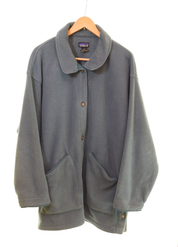 パタゴニア PATAGONIA 90s USA製 SYNCHILLA SHERING COAT シンチラシャーリングコート ジャケット グリーン Lサイズ 103MT-2754