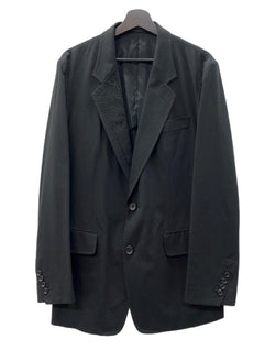 ヨウジヤマモト Yohji Yamamoto Y's TAILORED JACKET テーラード ジャケット スーツ ブレザー 黒 MM-J08-001 サイズ 2 ジャケット 刺繍 ブラック 104MT-2114