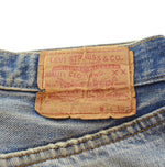 リーバイス Levi's 70's 501 66 Single 66前期 75年製 ボタン裏 6 VINTAGE ヴィンテージ スモールe リペア 均等V デニム ブルー W34L33 103MB-575