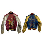 【曜日割引対象外】 ヴィンテージ vintage 50's JAPAN SOUVENIR JACKET スカジャン CHERRY ZIPPER ジャケット レッド 201MT-3775 VB