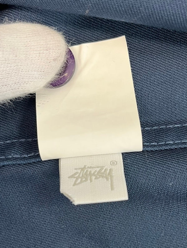 ステューシー STUSSY Full Zip Work Jacket フルジップ ワークジャケット ジャケット ネイビー Mサイズ 101MT-4479