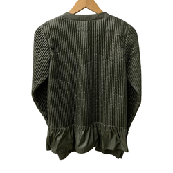 サカイ sacai ノーカラージャケット プリーツ フリル 16-02779 ジャケット カーキ 201LT-449