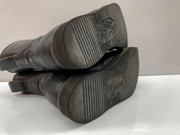 レッドウィング RED WING LOGGER BOOTS ロガー ブーツ 茶芯 レースアップ ワーク ロング バイカー シューズ 黒 メンズ靴 ブーツ その他 ブラック サイズ 8 1/2D 104S-1002