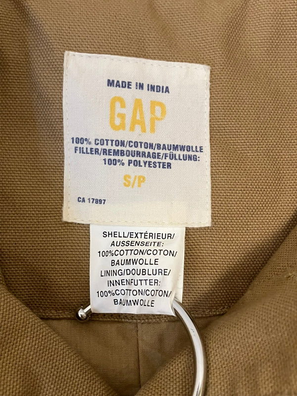 ギャップ GAP 00's OLD GAP オールドギャップ コットンダック ワークジャケット ジップアップブルゾン ジャケット ベージュ Sサイズ 101MT-4686