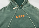 ギャラリーデプト GALLERY DEPT CENTER LOGO PULL OVER HOODIE センター ロゴ プルオーバー フーディ パーカー 緑 パーカ ロゴ グリーン Lサイズ 104MT-1276