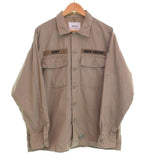 ダブルタップス WTAPS 21AW BUDS LS COTTON SERGE バッツ ロングスリーブ シャツ コットン コヨーテブラウン ミリタリー 212BRDT-SHM02 2 ジャケット カーキ 103MT-2502