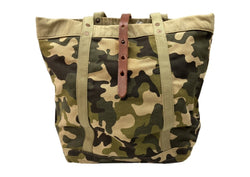 ダブルアールエル RRL TOTE BAG トート バッグ キャンバス カモ柄 迷彩 かばん 緑 バッグ メンズバッグ トートバッグ カモフラージュ・迷彩 カーキ 104B-87