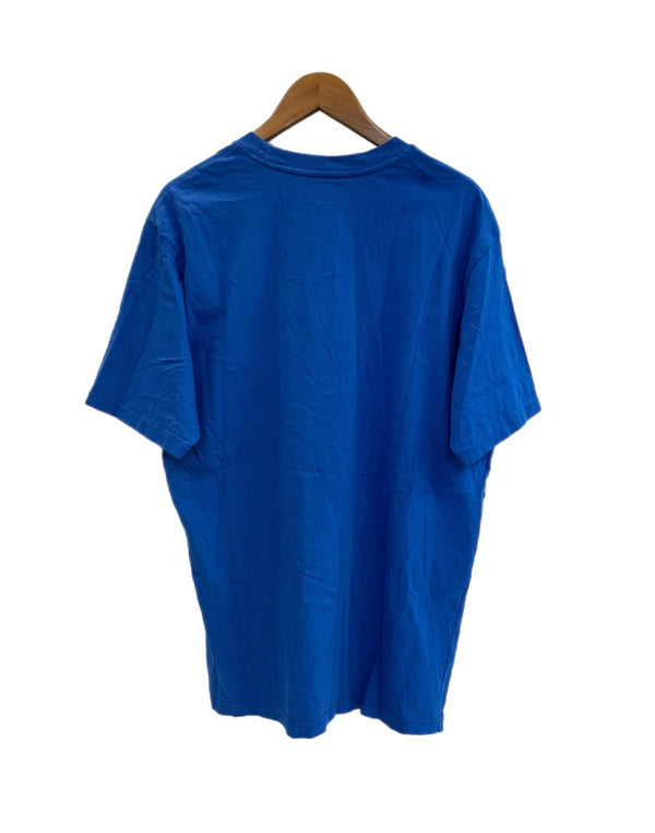 シュプリーム SUPREME 21AW Arabic Logo Washed S/S Tee アラビア ロゴ ウォッシュド Tシャツ ロゴ刺繍 青 Tシャツ ブルー Lサイズ 101MT-5042