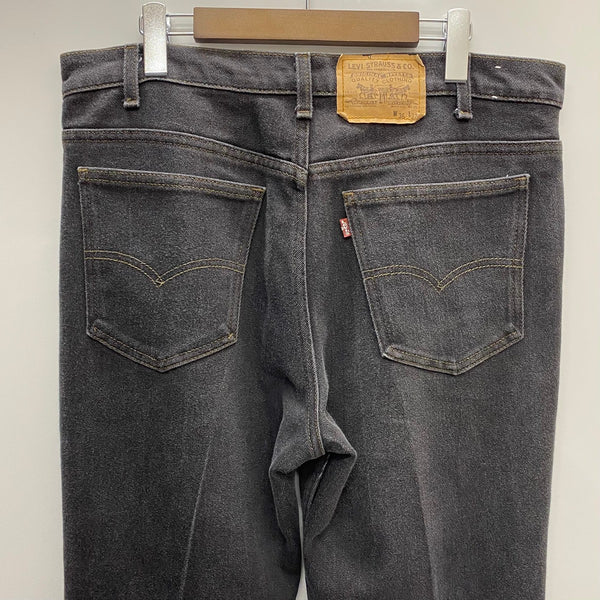 【曜日割引対象外】 リーバイス Levi's 80's 517 Stretch Black Denim Pants USA製 デニム ブラック W36 L32サイズ 201MB-887 VB