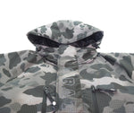 アベイシングエイプ A BATHING APE  Grid CAMO ダウンフーディージャケット down hoodie jacket スノボ 001DNI801006M ジャケット マルチカラー Mサイズ 103MT-3108