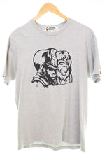 アベイシングエイプ A BATHING APE 猿の惑星 プリントTシャツ  001CS9801024 Tシャツ グレー Lサイズ 103MT-3039