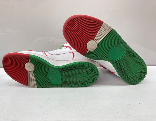 ナイキ NIKE 19年製 × PAUL RODRIGUEZ ポール ロドリゲス SB DUNK HIGH PRM QS MEXICAN BOXING ダンク ハイ メキシカン ボクシング 白 CT6680-100 メンズ靴 スニーカー ホワイト 26.5cm 104S-781