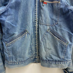 【曜日割引対象外】 ヴィンテージ vintage 70's BIG SMITH デニム ワーク ジャケット ブルー 201MT-3883 VB