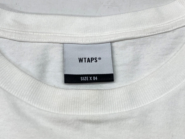 ダブルタップス WTAPS LLW LONG LIVE WTAPS TEE ロング ライブ ダブルタップス Tシャツ 白 SIZE 04 Tシャツ プリント ホワイト 104MT-1554