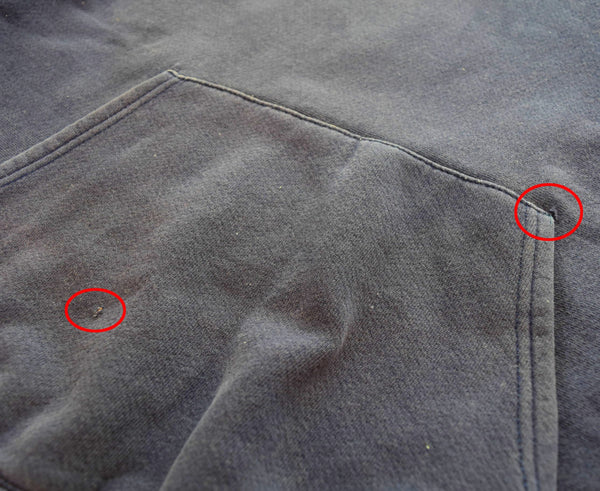 カーハート Carhartt 90s USA製 三角タグ パーカー ナス紺 フェード 雰囲気 90's Made in USA 脇ガゼット パーカ ネイビー 103MT-3416