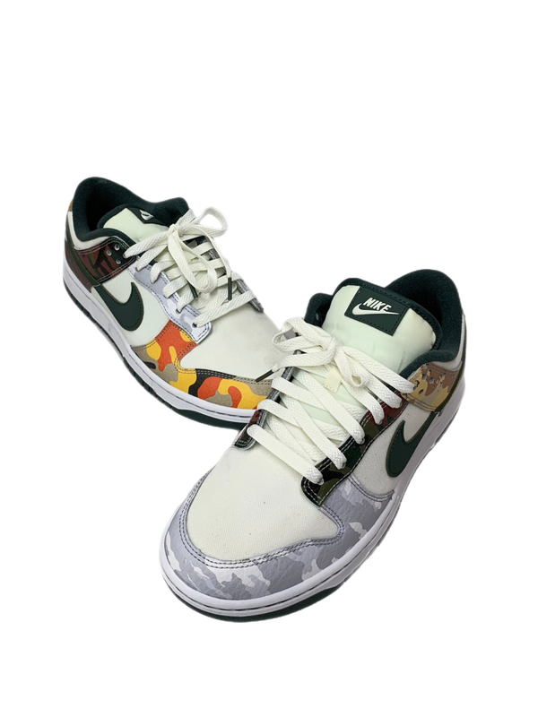 ナイキ NIKE ダンク ロー "セイルマルチカモ" Dunk Low "Sail Multi Camo" DH0957-100 メンズ靴 スニーカー ロゴ カーキ 201-shoes788