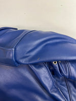 ショット SCHOTT Perfeecto 618 バイカータグ ダブルライダースジャケット 青 38 ジャケット ブルー 101MT-5441