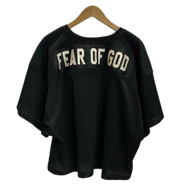 フィアオブゴッド FEAR OF GOD メッシュ  5C17M 半袖カットソー ブラック Sサイズ 201MT-3981