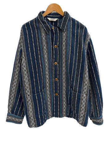 テンダーロイン TENDERLOIN NATIVE JKT ネイティブジャケット 総柄 ジャケット ブルー Lサイズ 101MT-4150