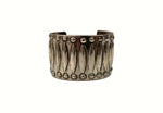 ファンタスティックマン FANTASTIC MAN Wide Silver Bangle ワイド シルバー バングル スタッズ エンボス ブレスレット 925 銀 メンズジュエリー・アクセサリー バングル 無地 シルバー 104A-33