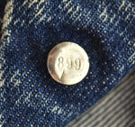 リーバイス Levi's 80s 57508-1109 ケミカルウォッシュ デニムジャケット Made in USA トラッカージャケット 80's USA製 ジャケット ブルー Lサイズ 103MT-3306