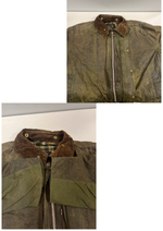バブアー Barbour 90's 90年代 3ワラント BORDER ボーダー ワックス コットン オイルドジャケット コート VINTAGE ヴィンテージ A200 C44 ジャケット カーキ 101MT-5400