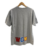 ア ベイシング エイプ A BATHING APE BAPE WGM SHARK シャークプリント タイガープリント 半袖 XL Tシャツ グレー LLサイズ 101MT-5073