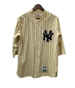 ミッチェルアンドネス MITCHELL & NESS AUTHENTIC baseball shirt 半袖シャツ ホワイト Mサイズ 201MT-2728