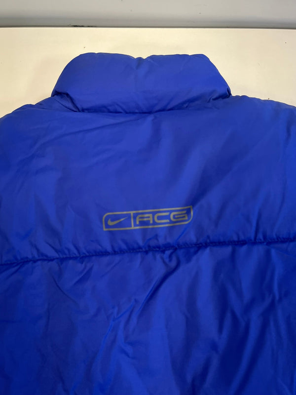 ナイキ NIKE 90's~00's Y2K ACG ダウンジャケット リバーシブル OLD NIKE オールド ジャケット ブルー Lサイズ 101MT-5449