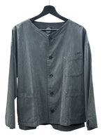 ポータークラシック Porter Classic 18SS TENCEL CARDIGAN テンセル カーディガン 薄手 灰 サイズ 2 カーディガン 無地 グレー 104MT-1290