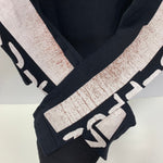 ルイ・ヴィトン LOUIS VUITTON 18SS コットン ロングTシャツ アームプリント イタリア製 RM181 FMB HEY79W ロンT ブラック XSサイズ 201MT-3562