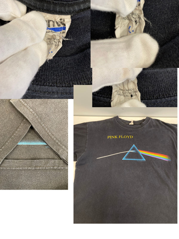 バンド band 00's 00s anvil Pink Floyd ピンクフロイド DARK SIDE OF THE MOON 狂気 Tシャツ ブラック Lサイズ 101MT-3738