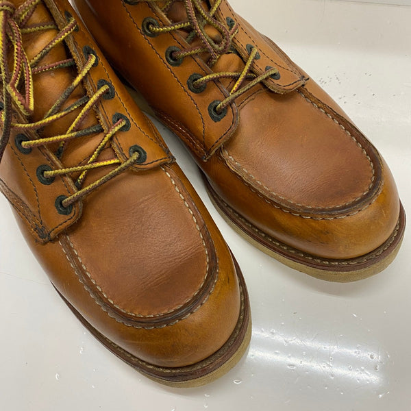 【曜日割引対象外】 レッドウィング RED WING 6-inch Classic Moc 875 メンズ靴 ブーツ ワーク ブラウン 27.5cmサイズ 201-shoes1501 VB