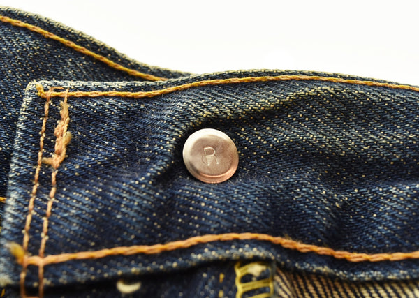 リーバイス Levi's 00's 2004年 501xx 1955年 復刻 USA製 アメリカ限定 ボタンフライ ボタン裏 R リペア デニム ブルー 35/34 103MB-595
