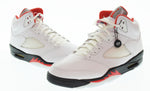 ナイキ NIKE Air Jordan 5 Retro Fire Red エアジョーダン5 レトロ ファイヤーレッド スニーカー  DA1911-102 メンズ靴 スニーカー ホワイト 27.5cm 103S-914