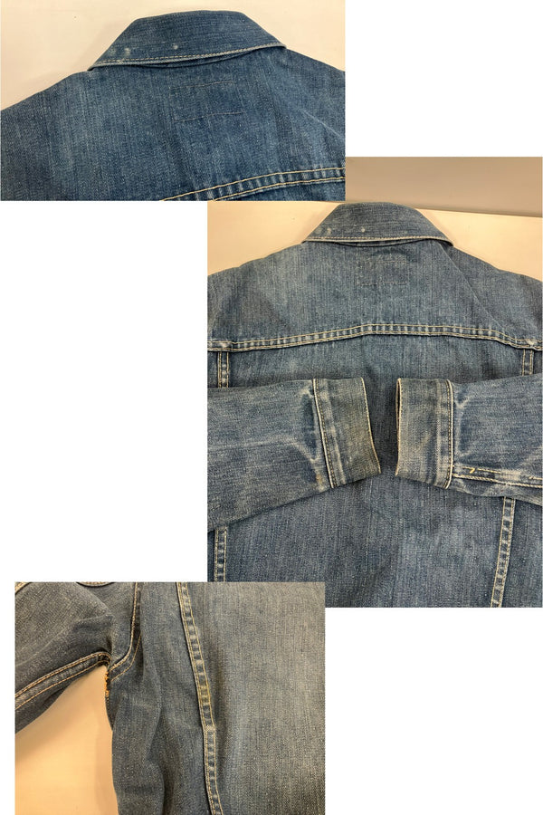 リーバイス Levi's 60’s～70's 60年代 70年代 70505 BIGE ビッグE 不均等V トラッカージャケット デニムジャケット Gジャン 4th vintage ヴィンテージ - ジャケット ブルー 101MT-4123