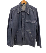 ヴィンテージ vintage 80's 80年代 EURO ユーロ フレンチワーク デニムジャケット カバーオール フランス製 44/M ジャケット ブルー Mサイズ 101MT-4234