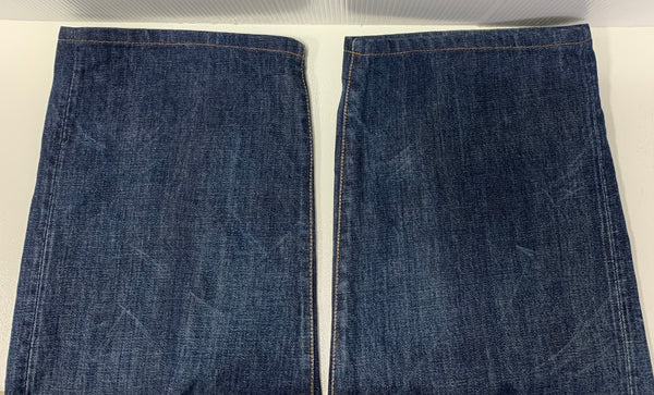 エヴィス EVISU デニム ブルー 38X35サイズ 201MB-1024