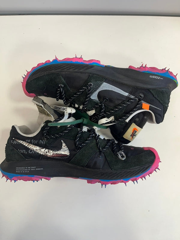 ナイキ NIKE ×Off-White Women's Zoom Terra Kiger 5 オフホワイト ウィメンズ ズーム テラカイガー5 黒 CD8179-001 メンズ靴 スニーカー ブラック 27cm 101sh-2423