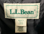 エルエルビーン L.L.Bean ステンカラーコート ナイロン GORE-TEX ゴアテックス 無地 ブラック Lサイズ 201MT-2526