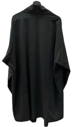 ワイズ Y's S'YTE サイト 2021 Gabardine Stretch Frame Double Collar Drape Coat ギャバジン ドレープコート BLACK 黒 UH-C24-912 コート 無地 ブラック SIZE3 104LT-99