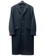 ダブレット doublet 25SS CHOURAN TAILORED JACKET 長ラン テーラード ジャケット 制服 学ラン ロング アウター コート 黒 25SS01CO66 ジャケット 無地 ブラック Sサイズ 104MT-1559
