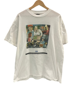 ヴィンテージ vintage 90's 90s ONEITA GTE Telephone Operations NETWORK ©1995 企業Tee アートT art シングルステッチ XL Tシャツ ホワイト LLサイズ 101MT-3540