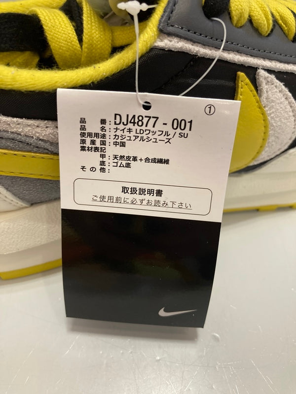 ナイキ NIKE UNDERCOVER × sacai  LD Waffle アンダーカバー × サカイ ナイキ LDワッフル ブラック/セイル-ダークグレー-ブライトシトロン DJ4877-001 メンズ靴 スニーカー イエロー 28.5cm 101-shoes1758