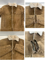 リーバイス Levi's 80’s 80年代 白タブ コーデュロイ コーズ ボア トラッカージャケット スナップボタン VINTAGE ヴィンテージ MADE IN USA アメリカ製 704121-1529 38 ジャケット ブラウン 101MT-4764