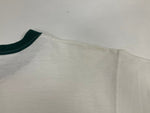 チャンピオン Champion 70's 70年代 バータグ リンガーT CULVER STAFF プリント vintage ヴィンテージ made in USA アメリカ製 グリーン Tシャツ ホワイト Mサイズ 101MT-4130